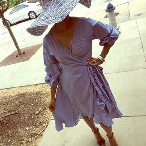 Gracia pen striped cotton Dress